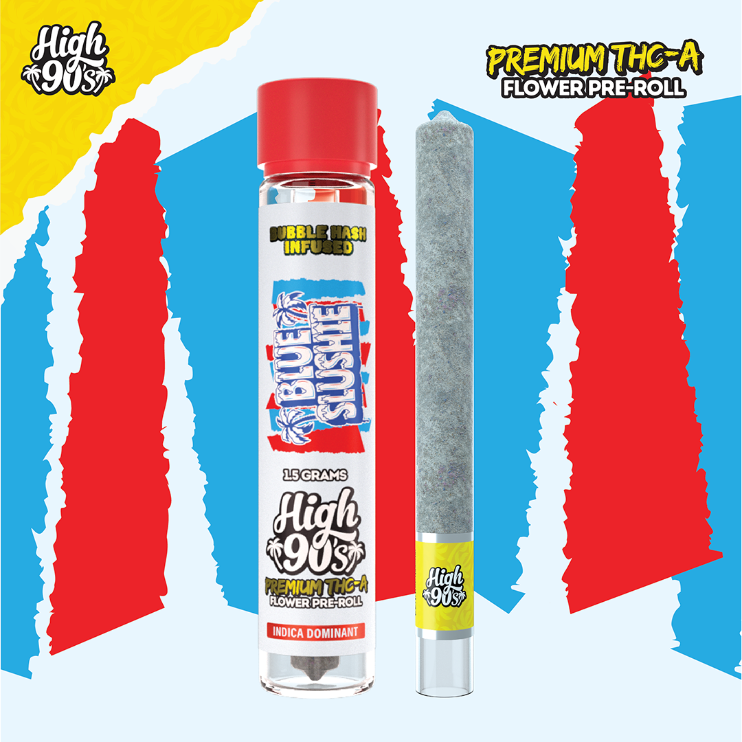 Blue Slushie - 1.5g High Roller Bubble Hash Pre-Roll